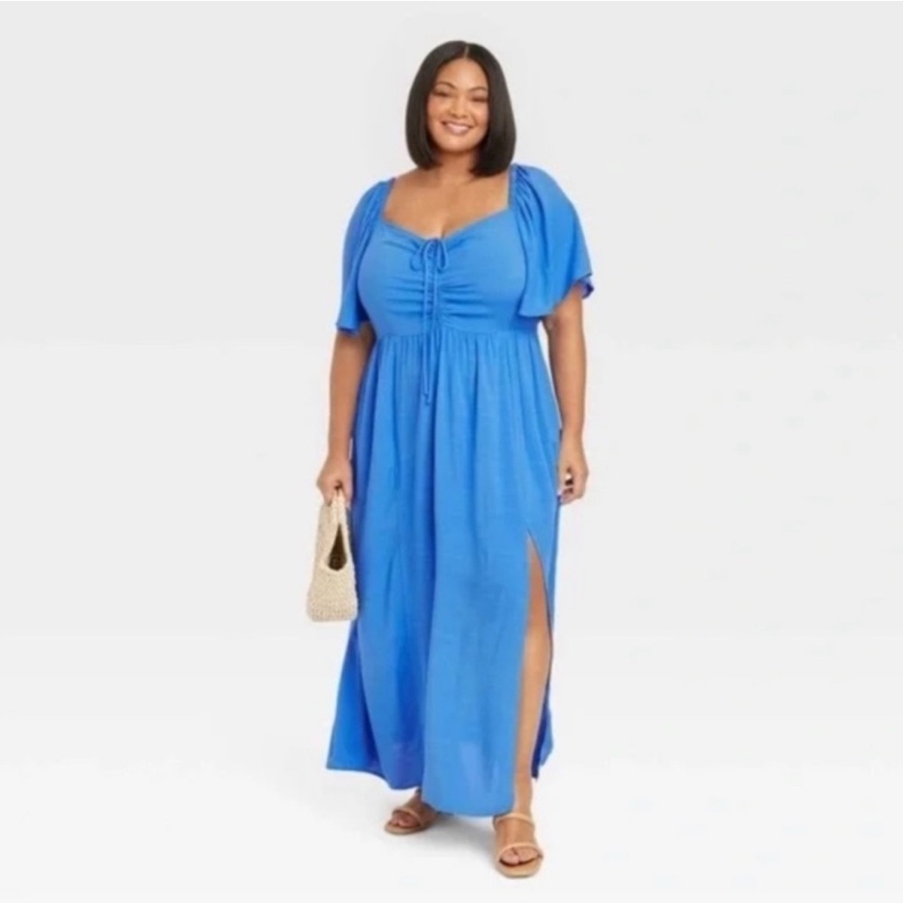Ava & Viv Elegant Blue Dress